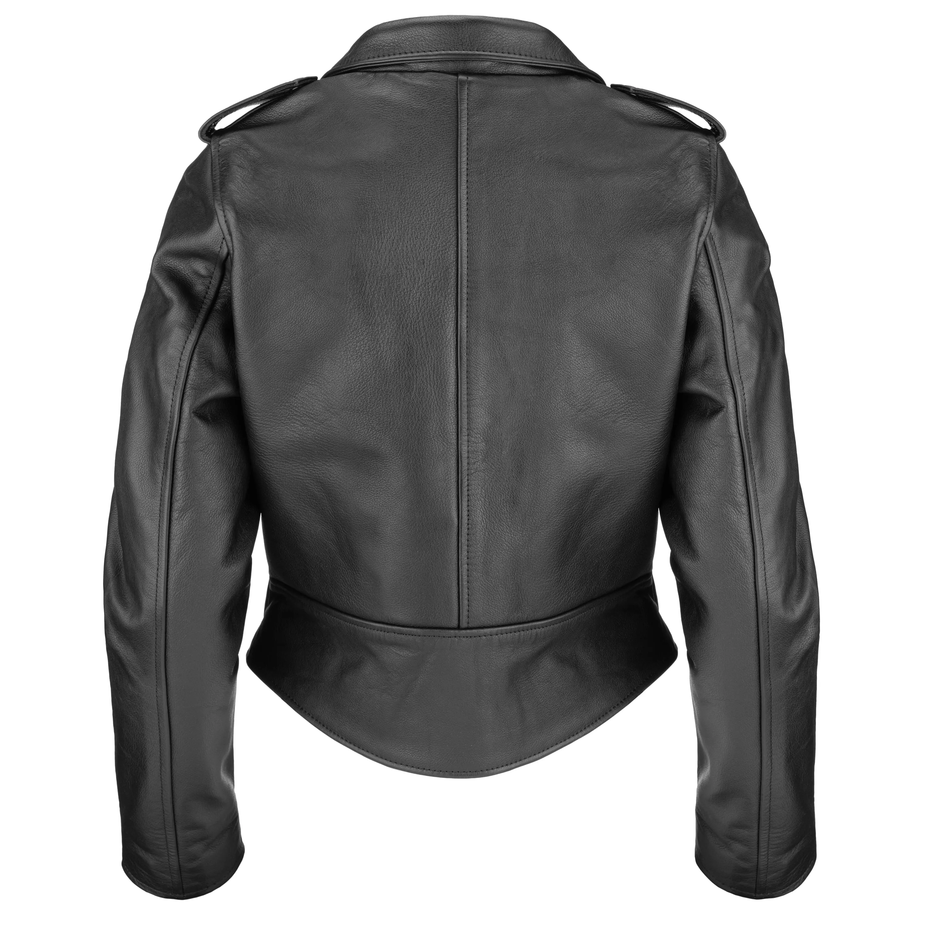 Alice Women's Black Cowhide Motorcycle Jacket