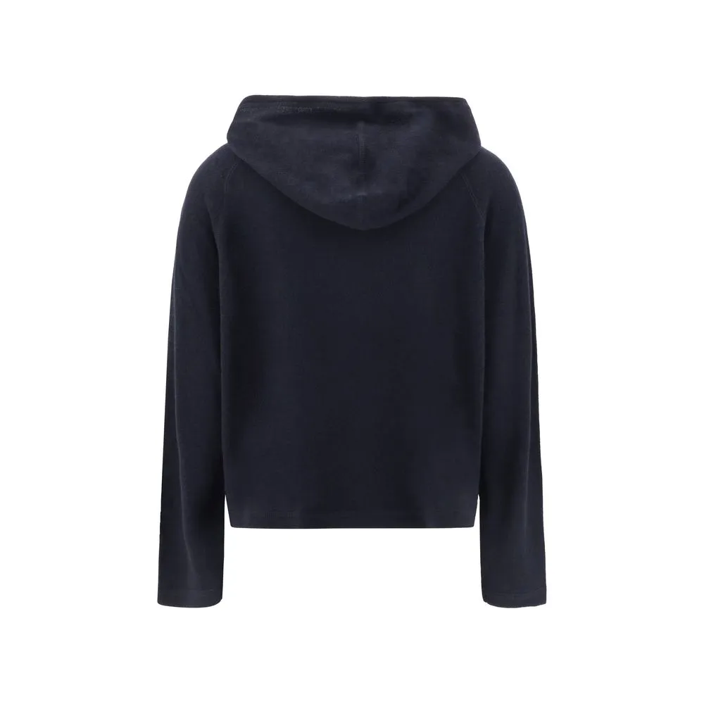 Allude Cashmere Hoodie Sweatshirt