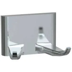 ASI 0745-Z, Commercial Double Robe Hook, Zamak w/ Chrome Finish