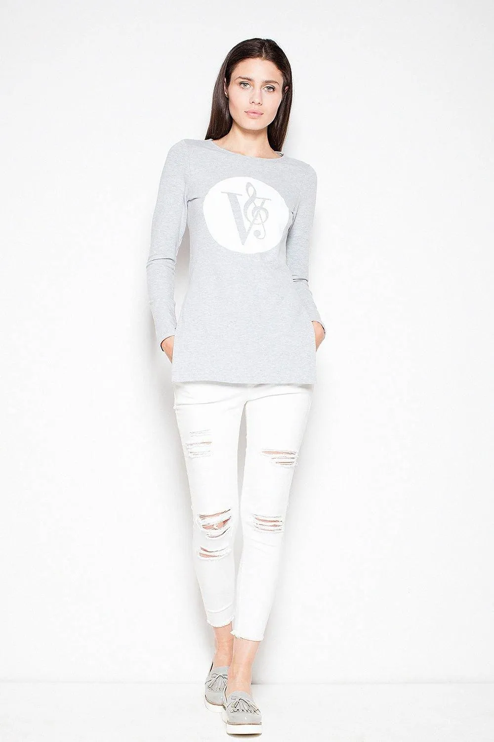 Asymmetrical Graphic Slim-Fit Venaton Hoodie