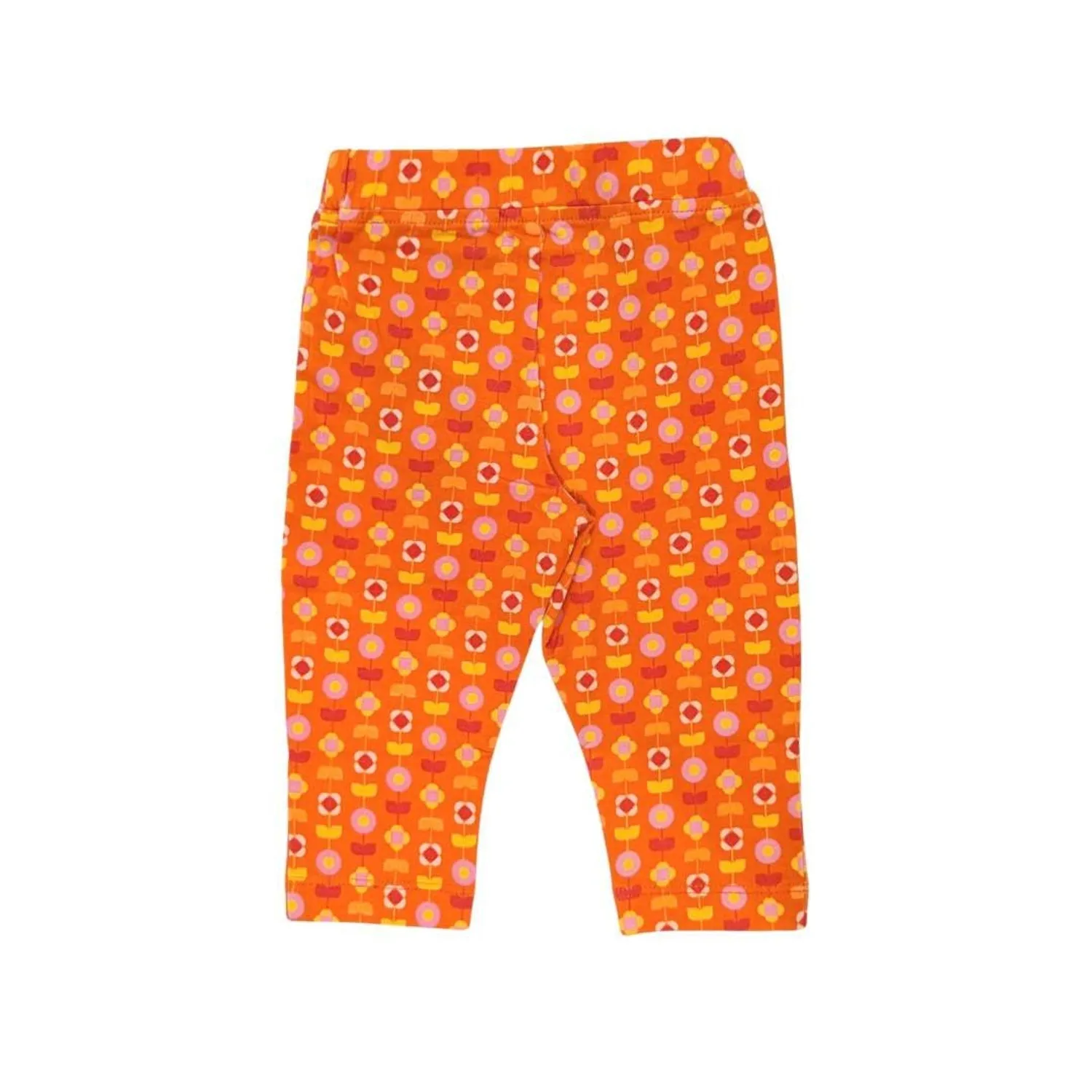 Baby Girl Leggings - Indian Flora Orange