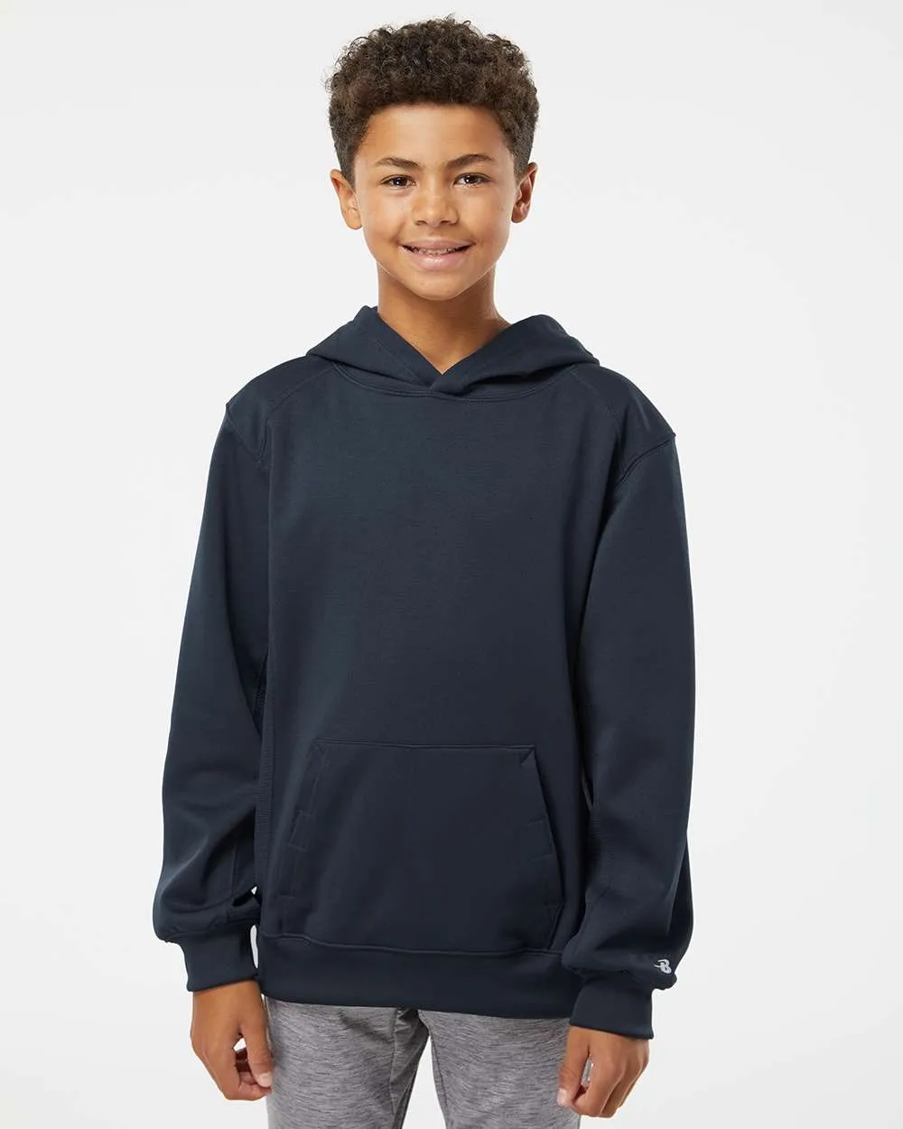 Badger Youth Performance Fleece Hooded Sweatshirt 2454