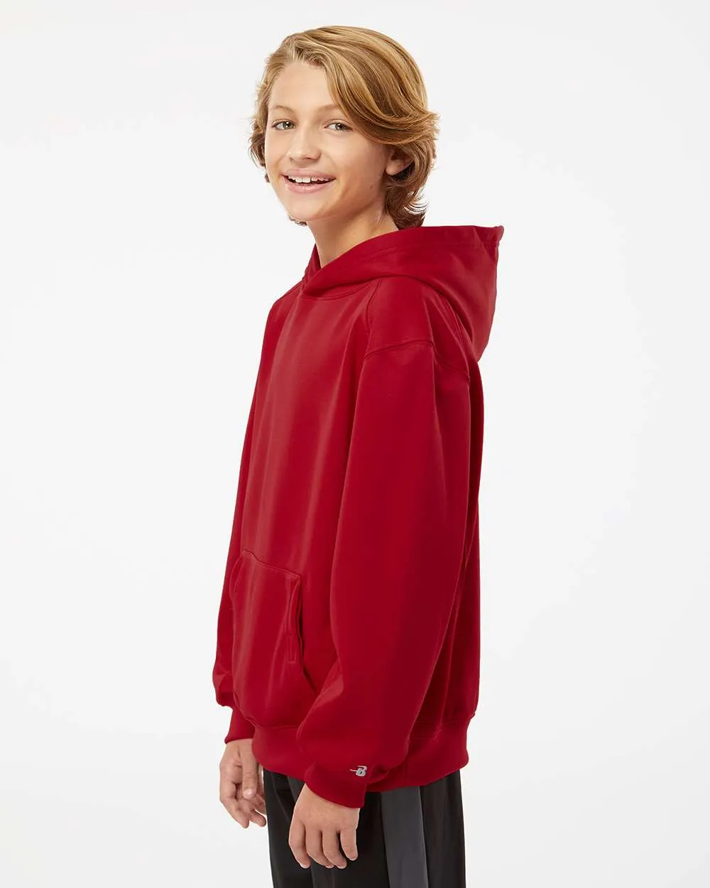 Badger Youth Performance Fleece Hooded Sweatshirt 2454