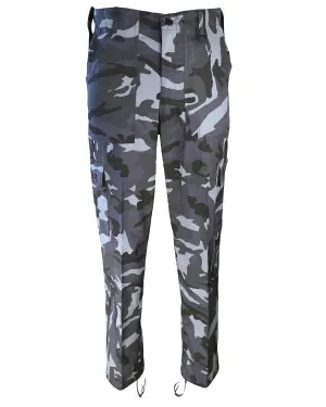 Blue Camo Kombat Trousers