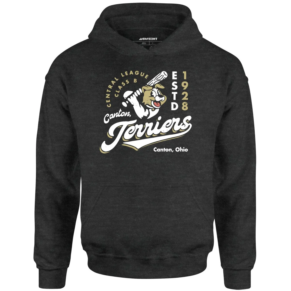 Canton Terriers - Ohio  - Vintage Defunct Baseball Teams - Unisex Hoodie