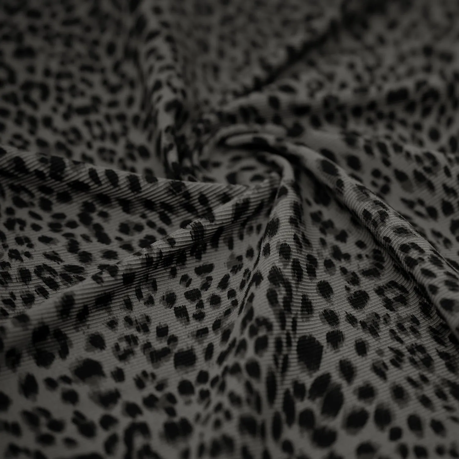 Cheetah Ribbed Fabric | Blue Moon Fabrics