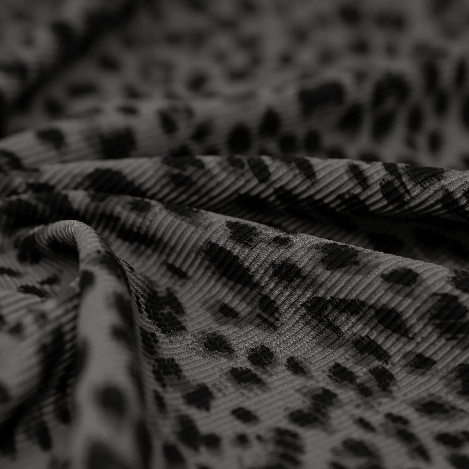 Cheetah Ribbed Fabric | Blue Moon Fabrics