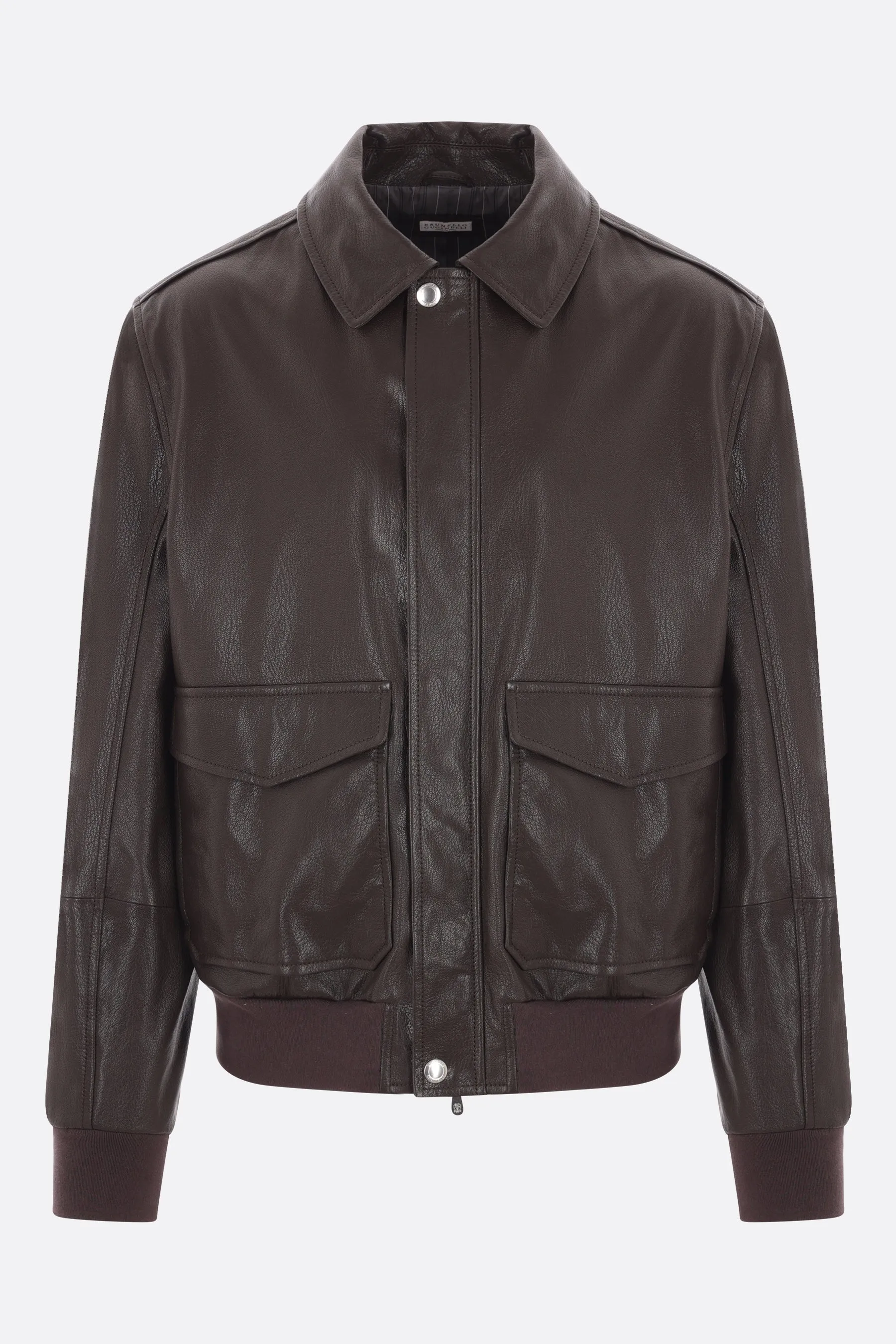 Classic Aviator Leather Jacket