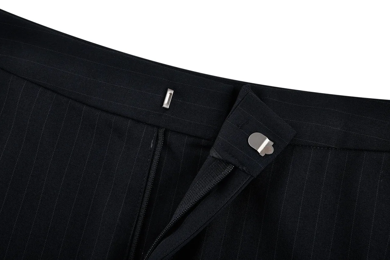 Cool Touch & Multi-way Stretch Stripe Suit Pants