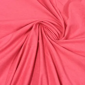 Coral Cotton Jersey Fabric