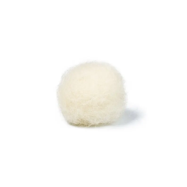 Cream White Wool for Wet Felting, Tyrolean Bergschaf