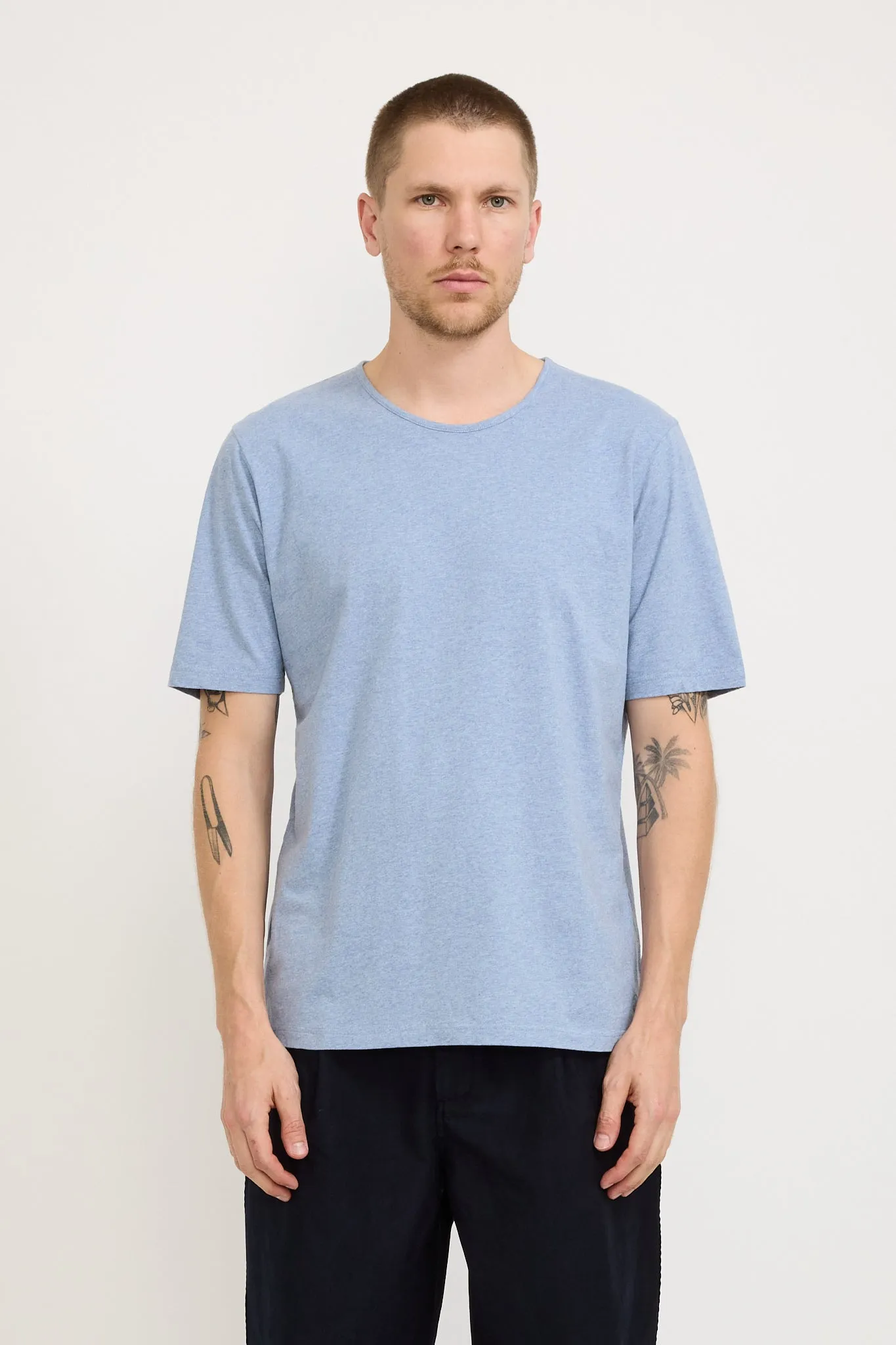 Everyday Tee Soft Blue Melange