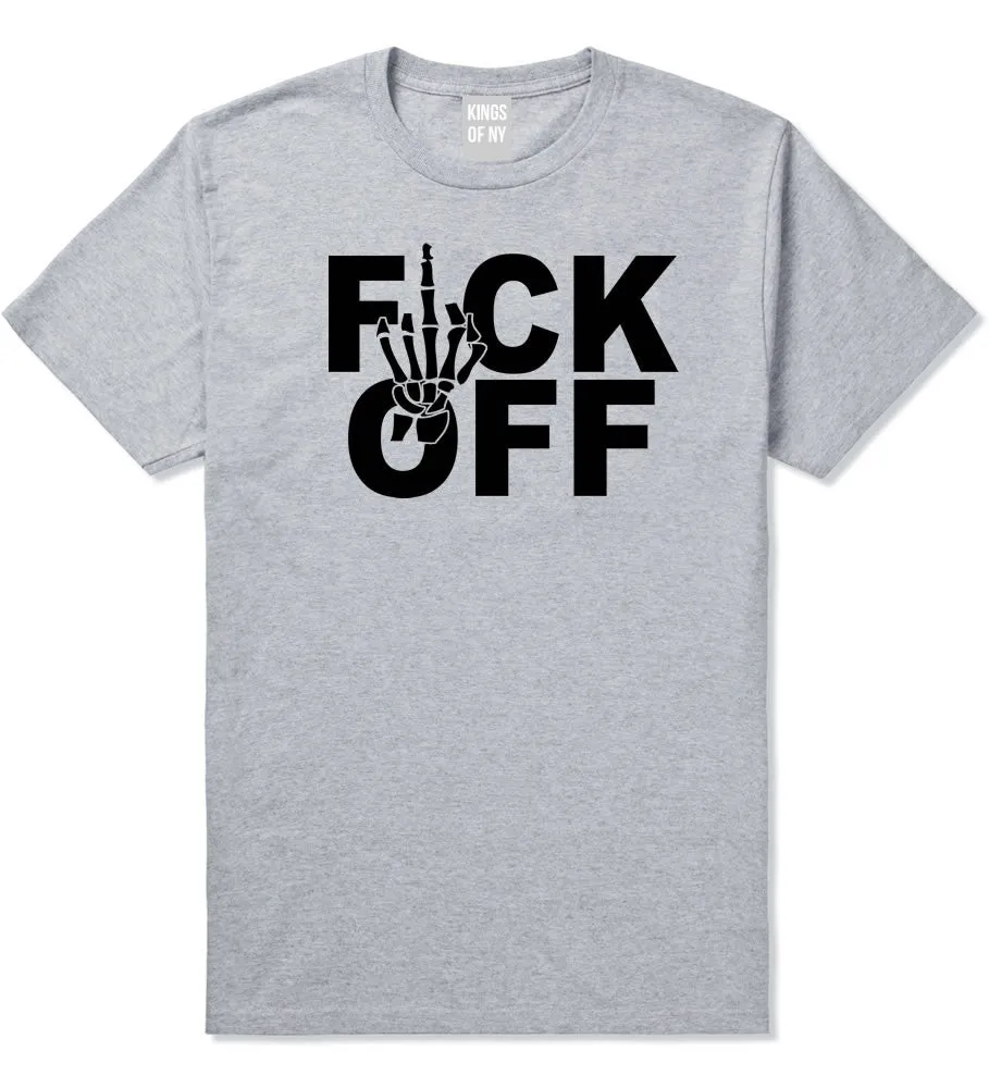 FCK OFF Skeleton Hand T-Shirt