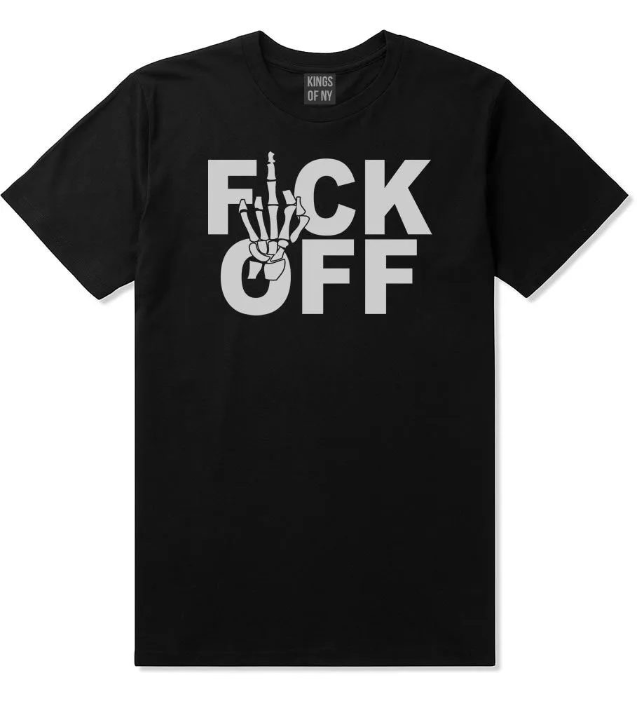 FCK OFF Skeleton Hand T-Shirt