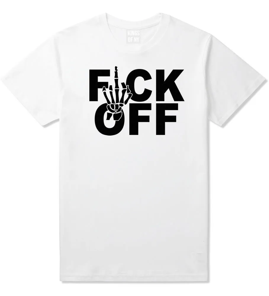 FCK OFF Skeleton Hand T-Shirt