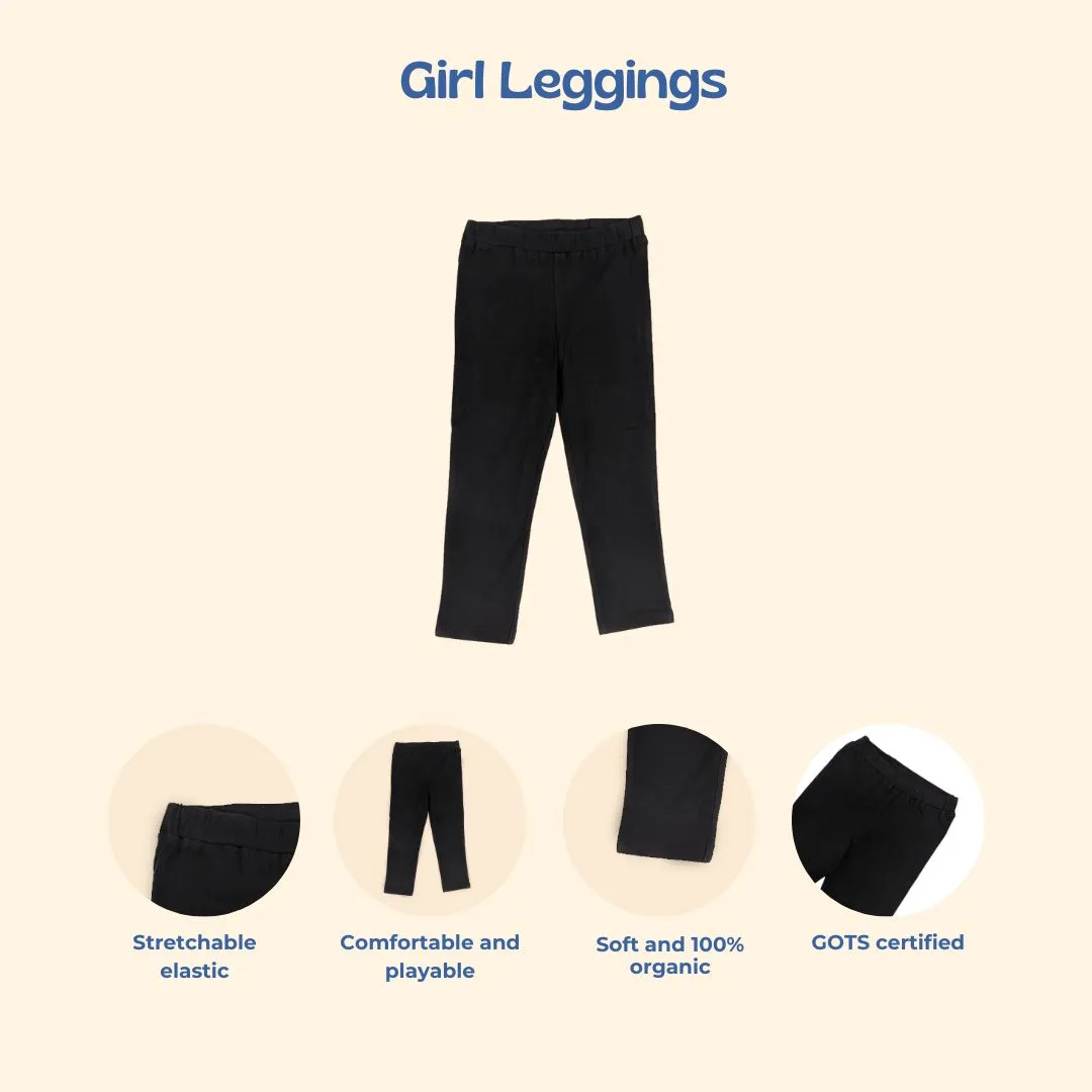 Girl Leggings - Black