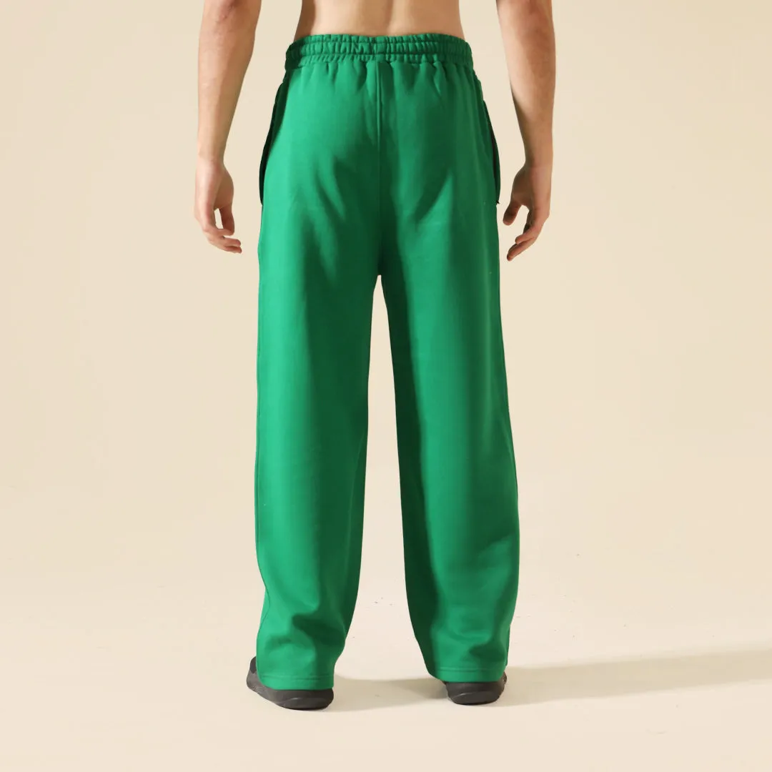 Green Relax Fit Fleece Trouser