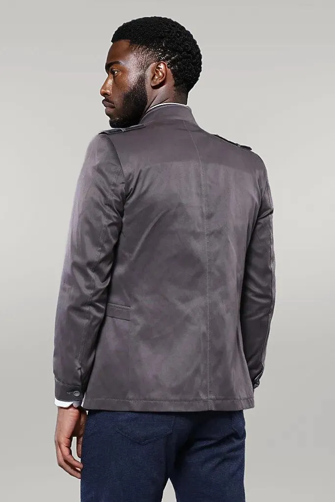 Grey Men's Coat Jacket | Wessi