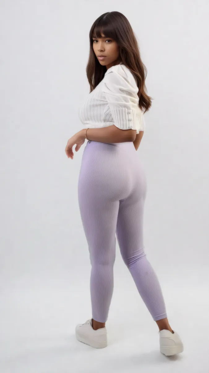 High Waisted Wide Band Leggings