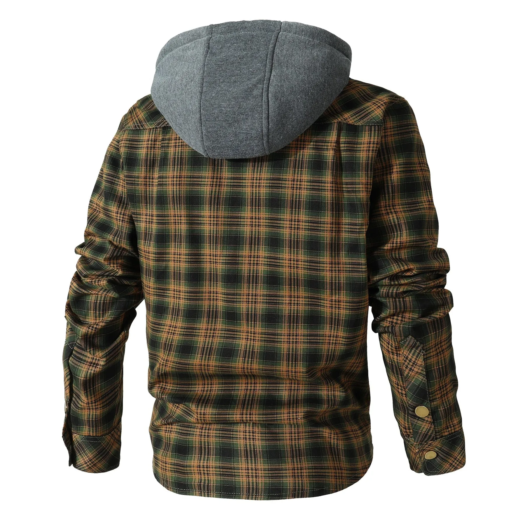 Hooded Flannel Jacket (4 Designs)