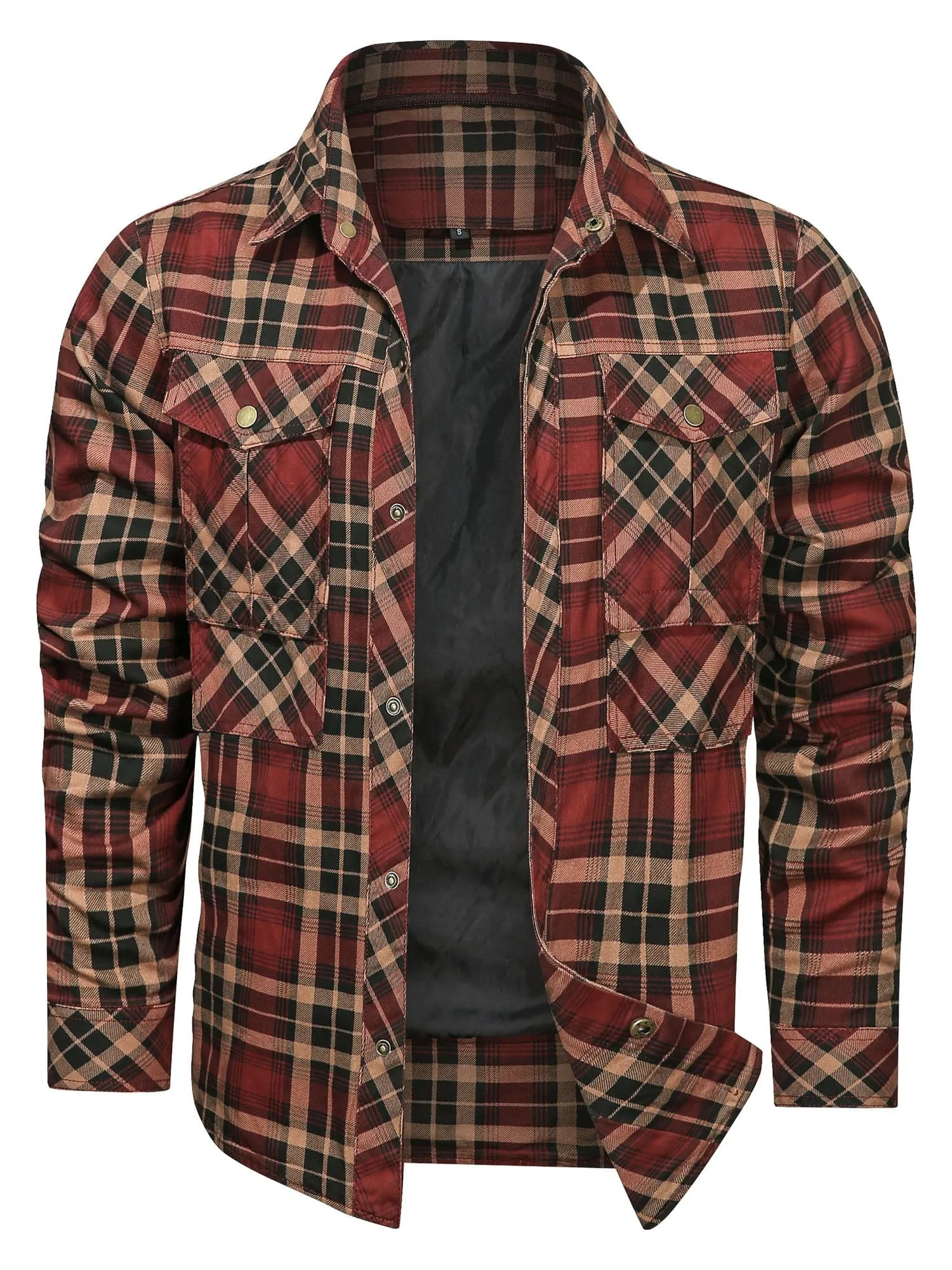 Hooded Flannel Jacket (4 Designs)