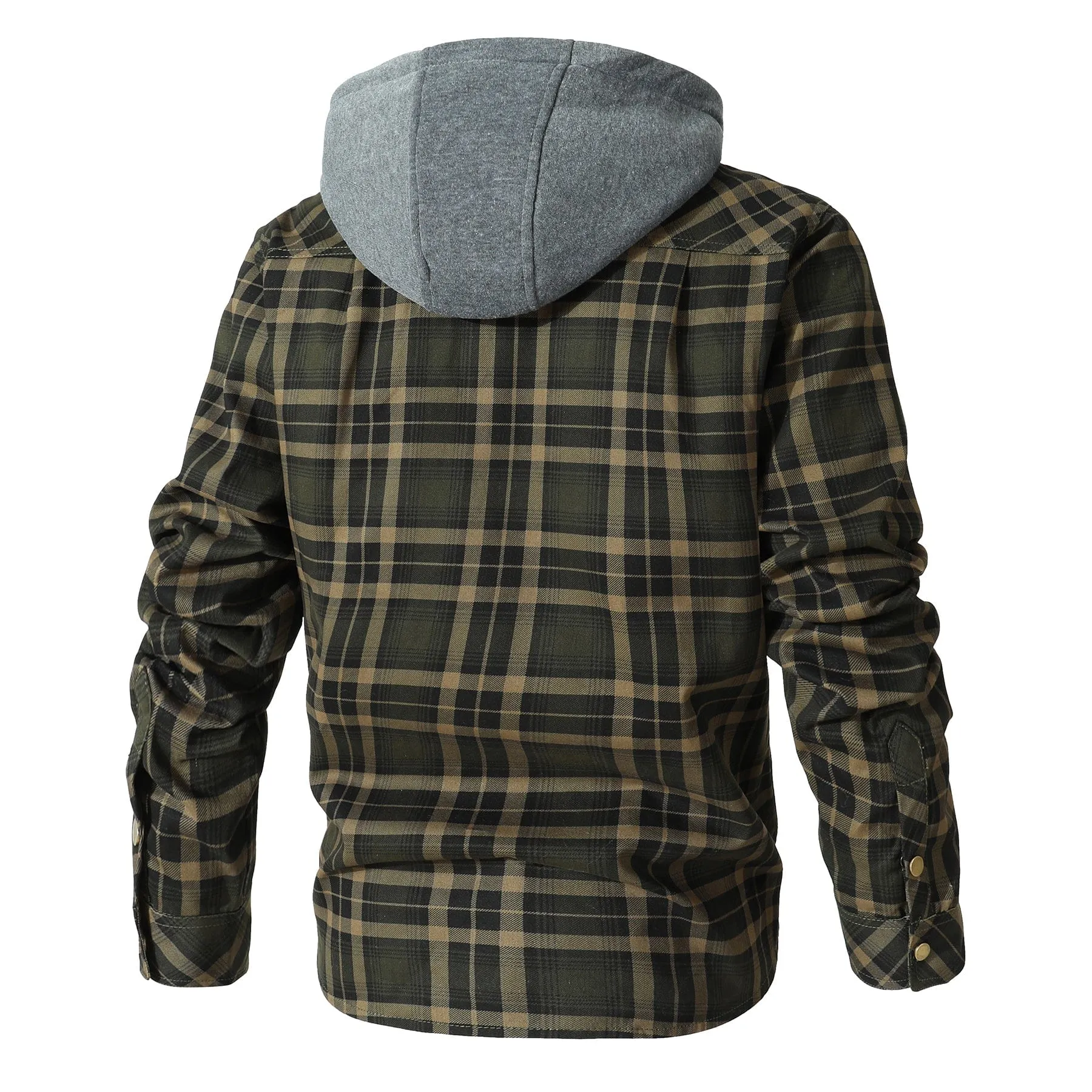 Hooded Flannel Jacket (4 Designs)