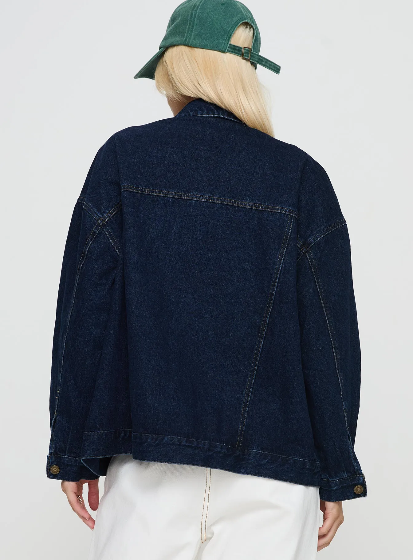 In The World Jacket Blue Denim