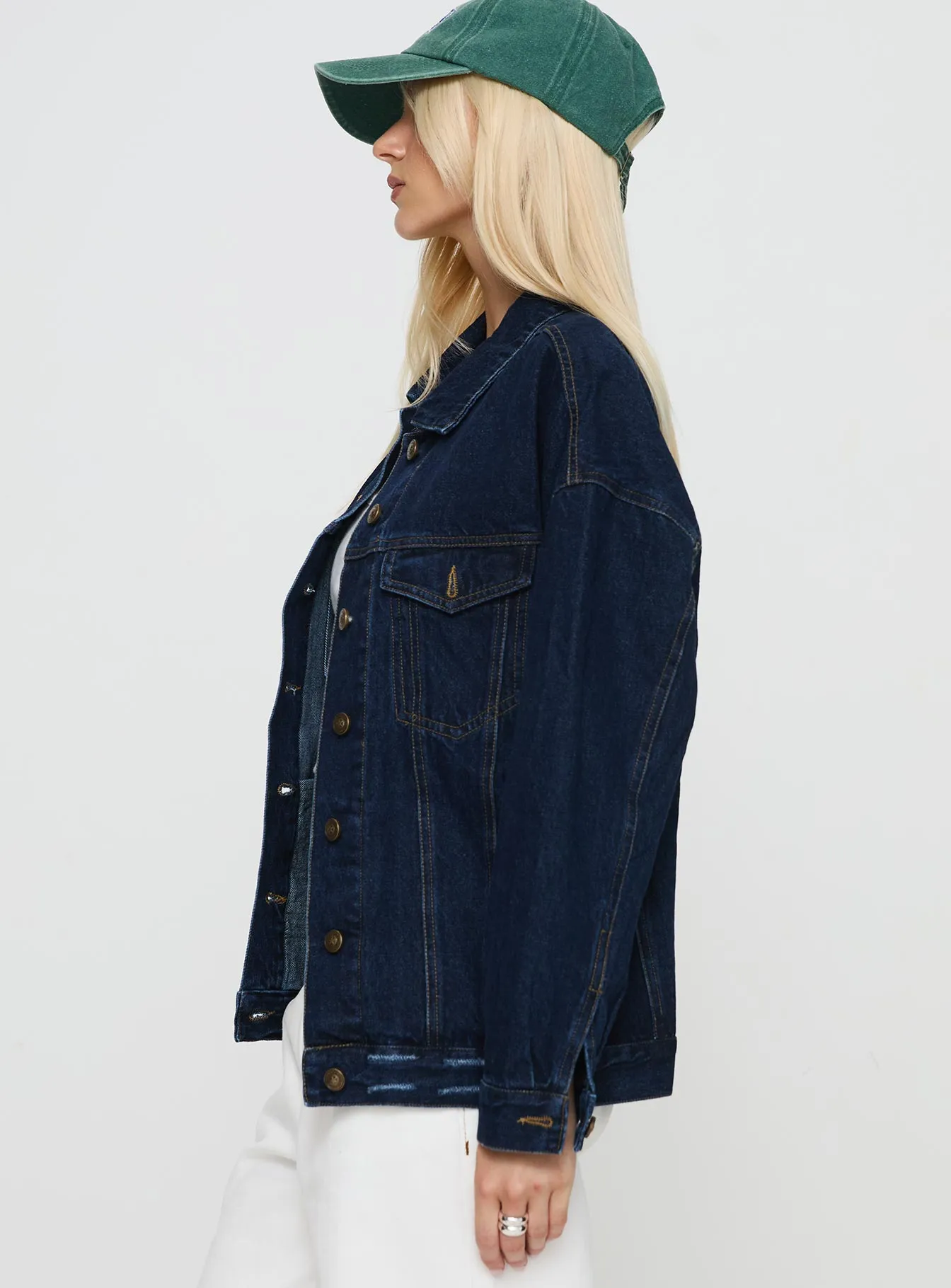 In The World Jacket Blue Denim