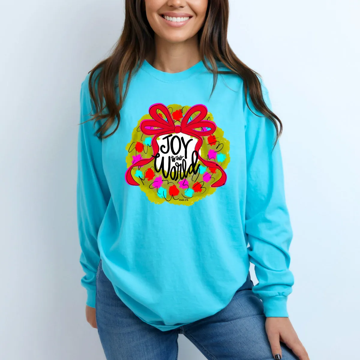 Joy to the World Wreath T-Shirt