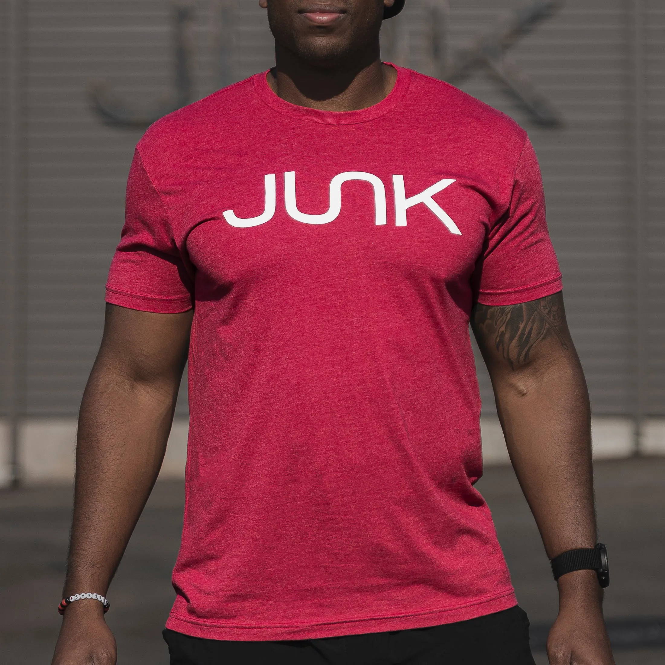 JUNK Tri-Blend Military Green Tee