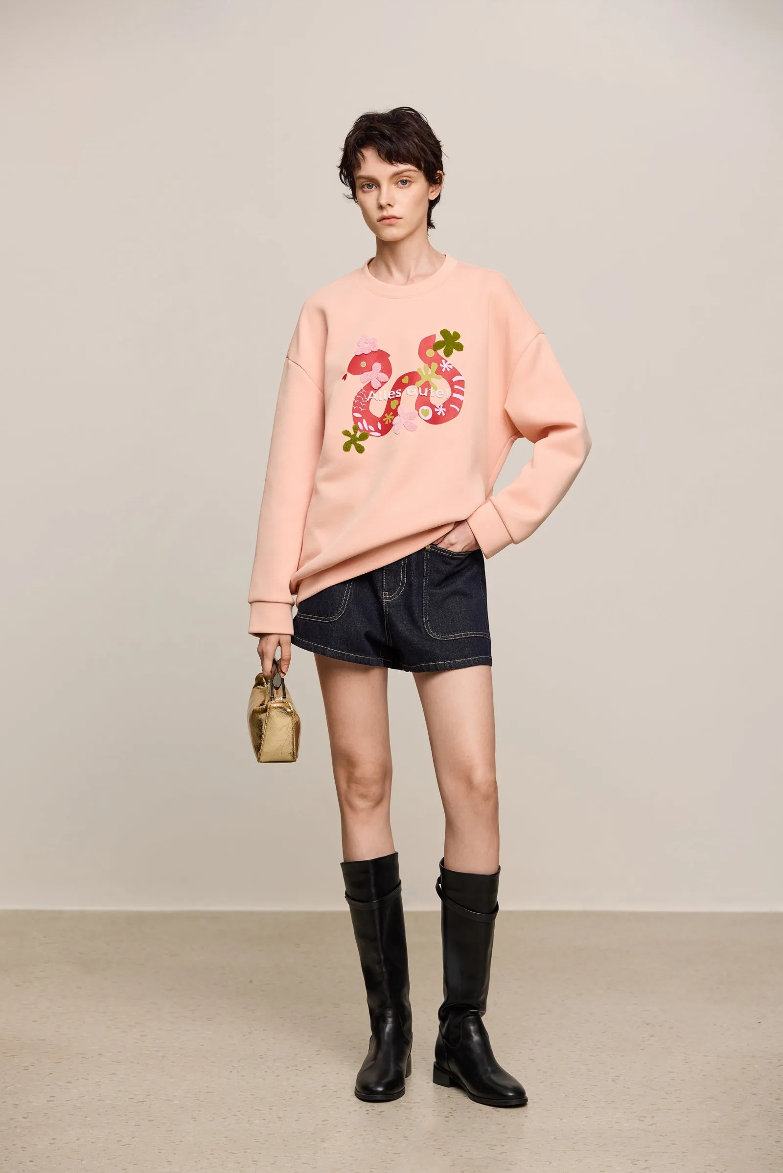 LILY New Year Snake Zodiac Sweatshirt