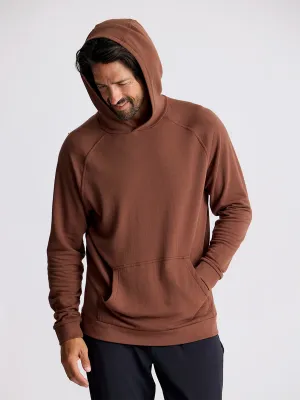 Men's Bamboo Lightweight Fleece Hoodie - Chestnut