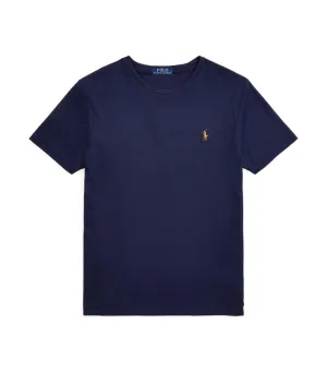 Men's Custom Slim Fit Soft Cotton T-Shirt Dark Blue