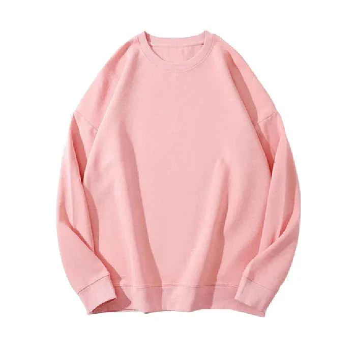 Metaversmall O-neck Loose Solid Color Women's Hoodies Fashion Basic Office Ladies Winter Casual Pullovers Simple Female Sweatshirts