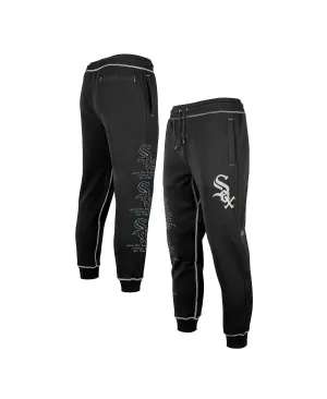 New Era Men's Black Chicago White Sox Team Split Sweatpants