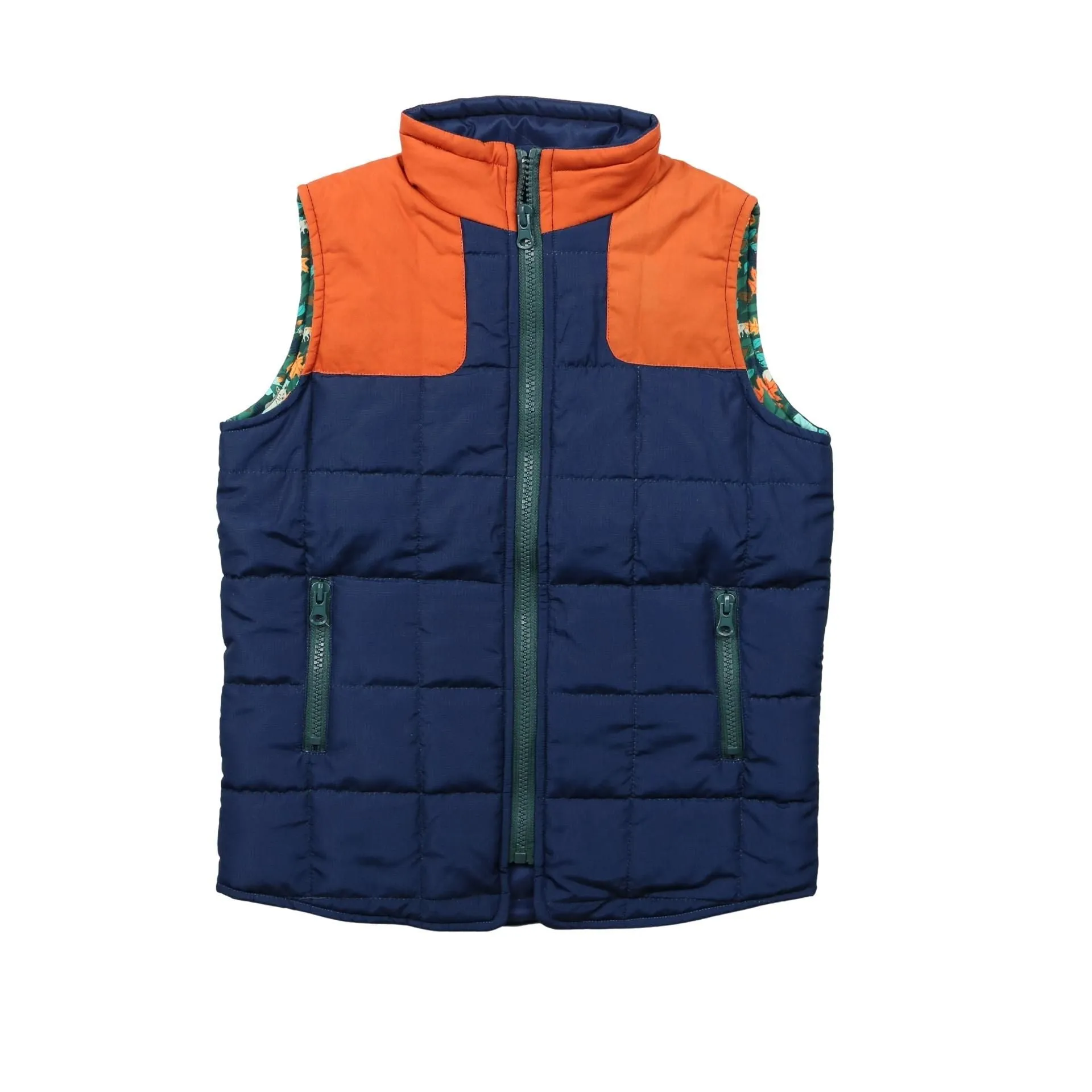 Orange and Navy Vest