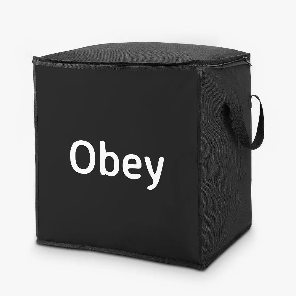 Quilts Storage Bag with Zipper - Obey