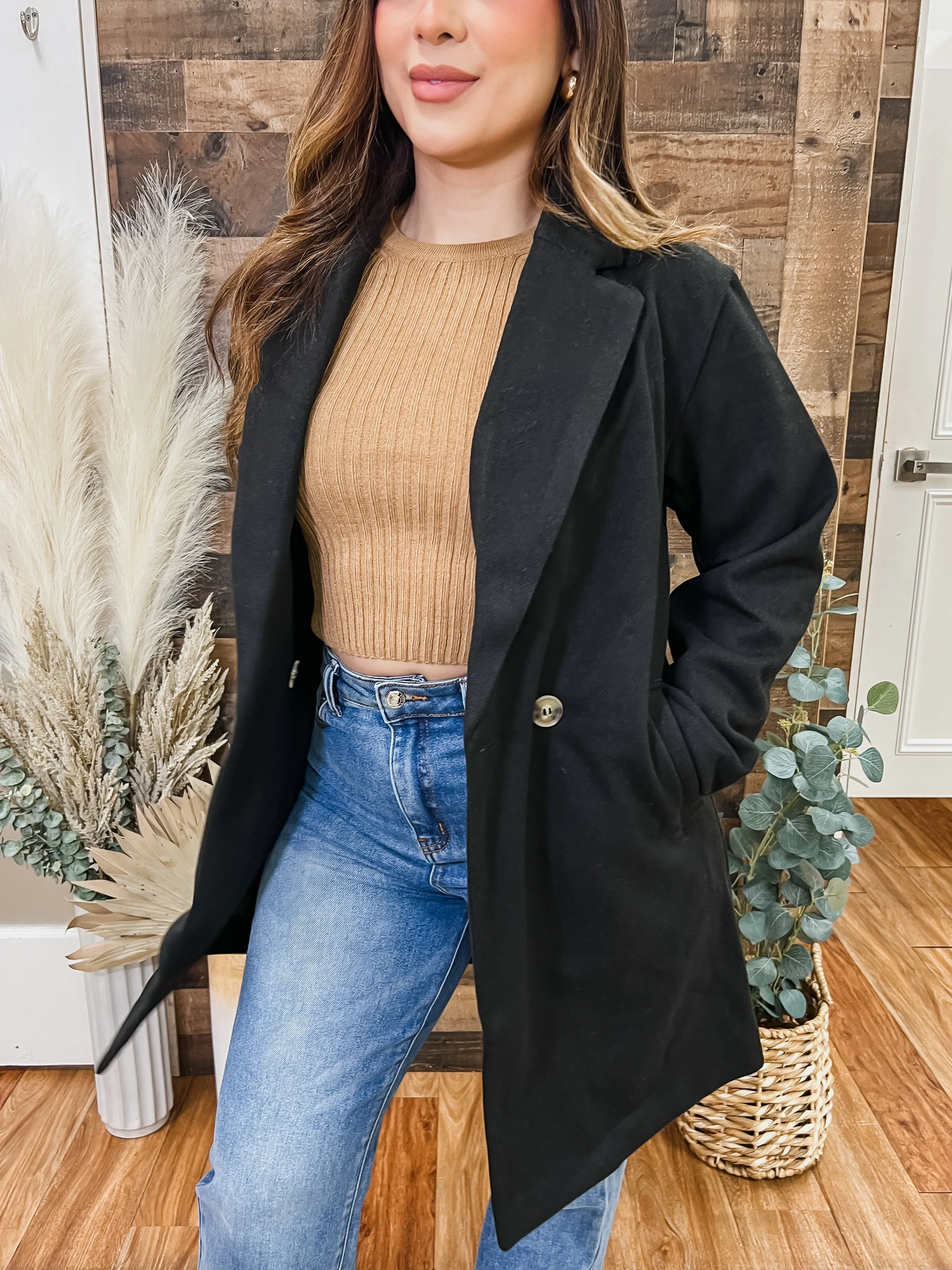 RESTOCK! Bailey Double Breasted Classic Coat