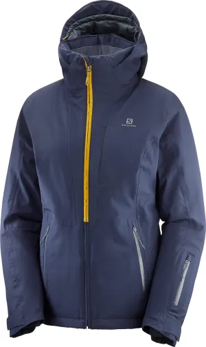 SALOMON Women's Stormrace JKT W, Night Sky, X-Small