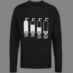 Scuba diving Sweatshirt for Men | Happy or not so happy?