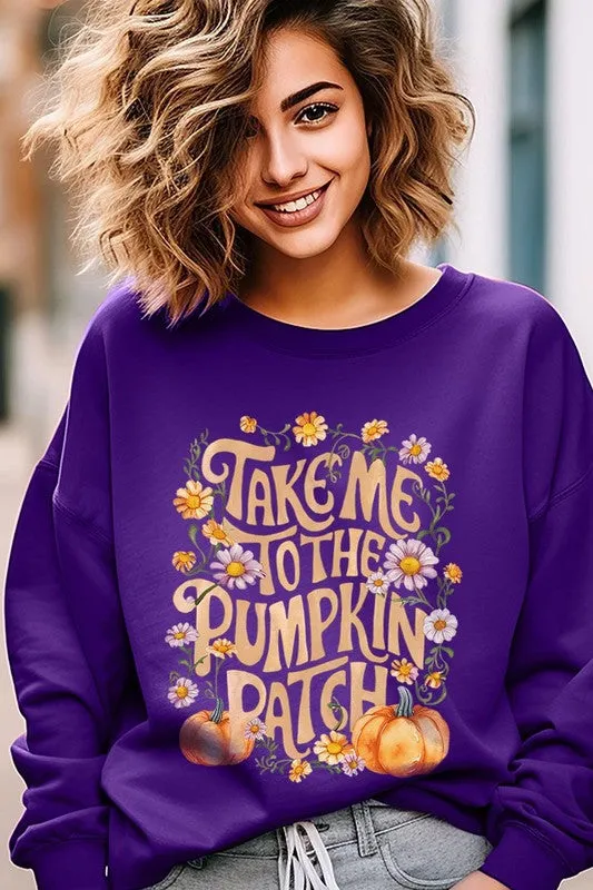 Take Me To The Pumpkin Patch Fleece Sweatshirts