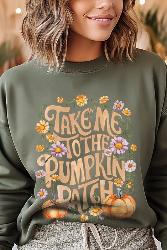 Take Me To The Pumpkin Patch Fleece Sweatshirts