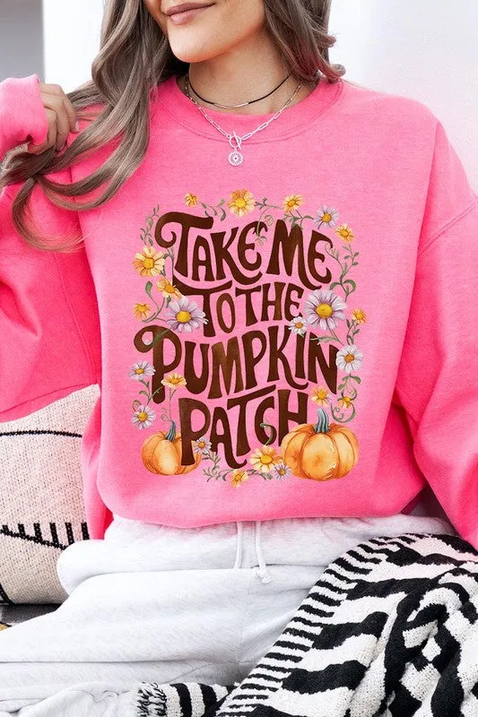 Take Me To The Pumpkin Patch Fleece Sweatshirts