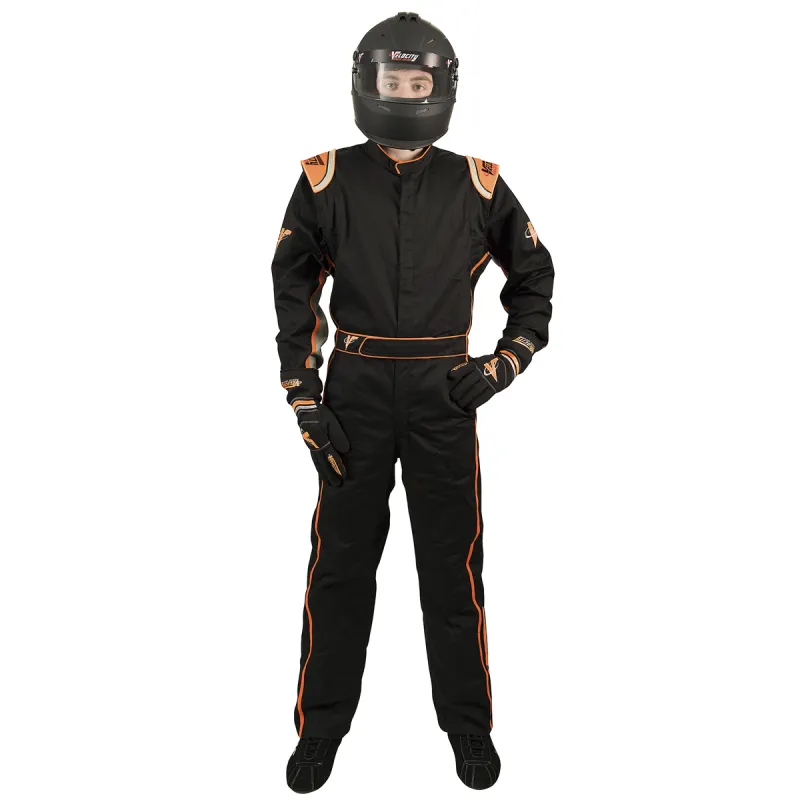 Velocity 1 Sport Suit - Black/Fluo Orange