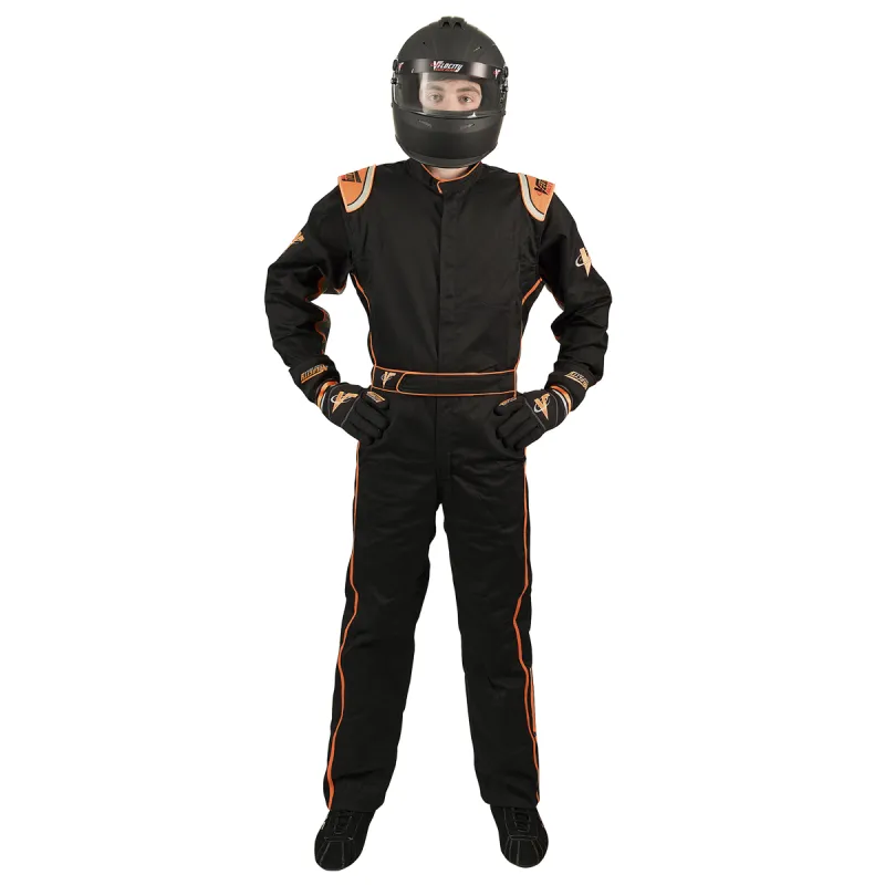 Velocity 1 Sport Suit - Black/Fluo Orange