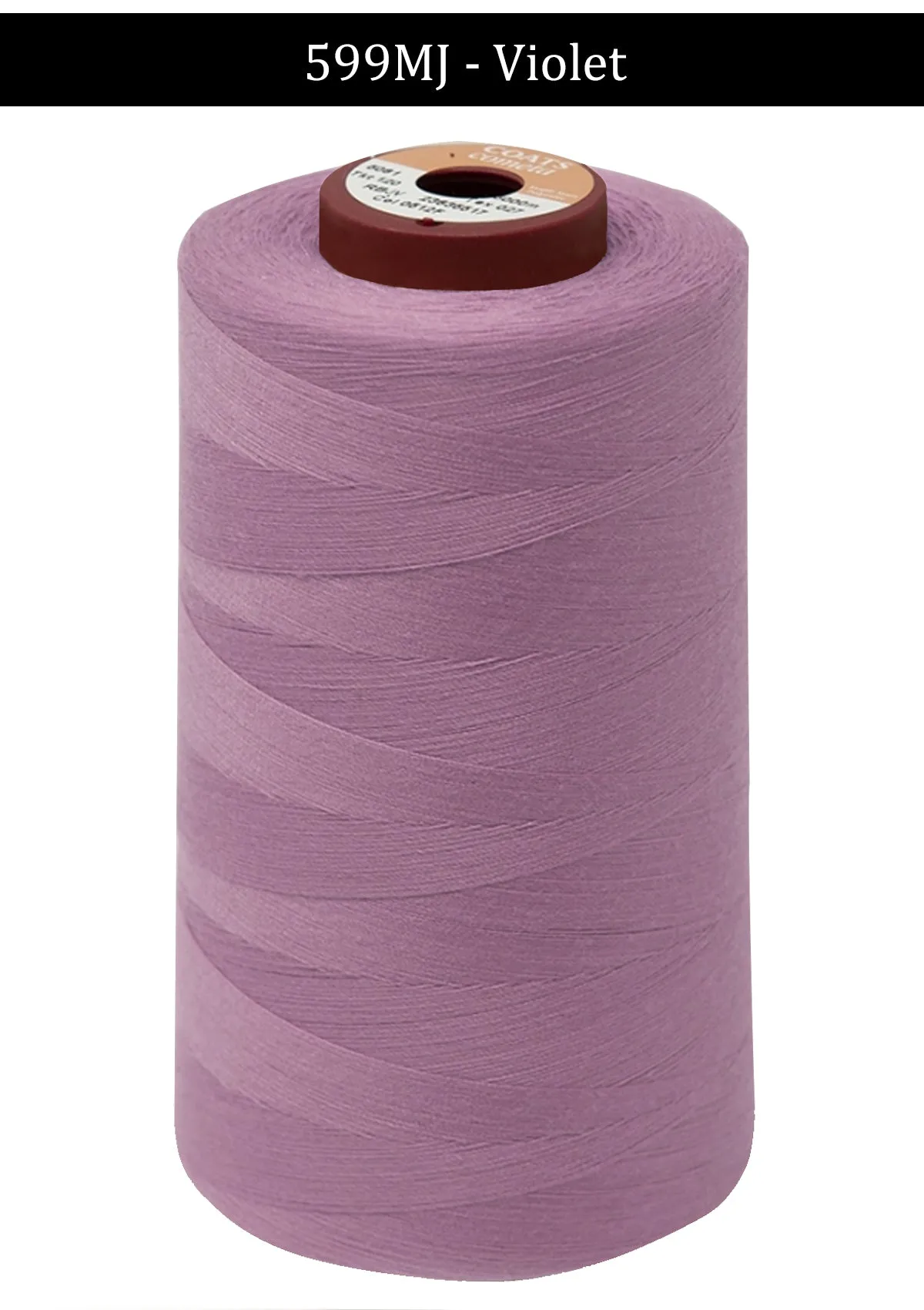 Violet Coats Cometa Overlocking Thread Cones - 5000 Metre Per Spool