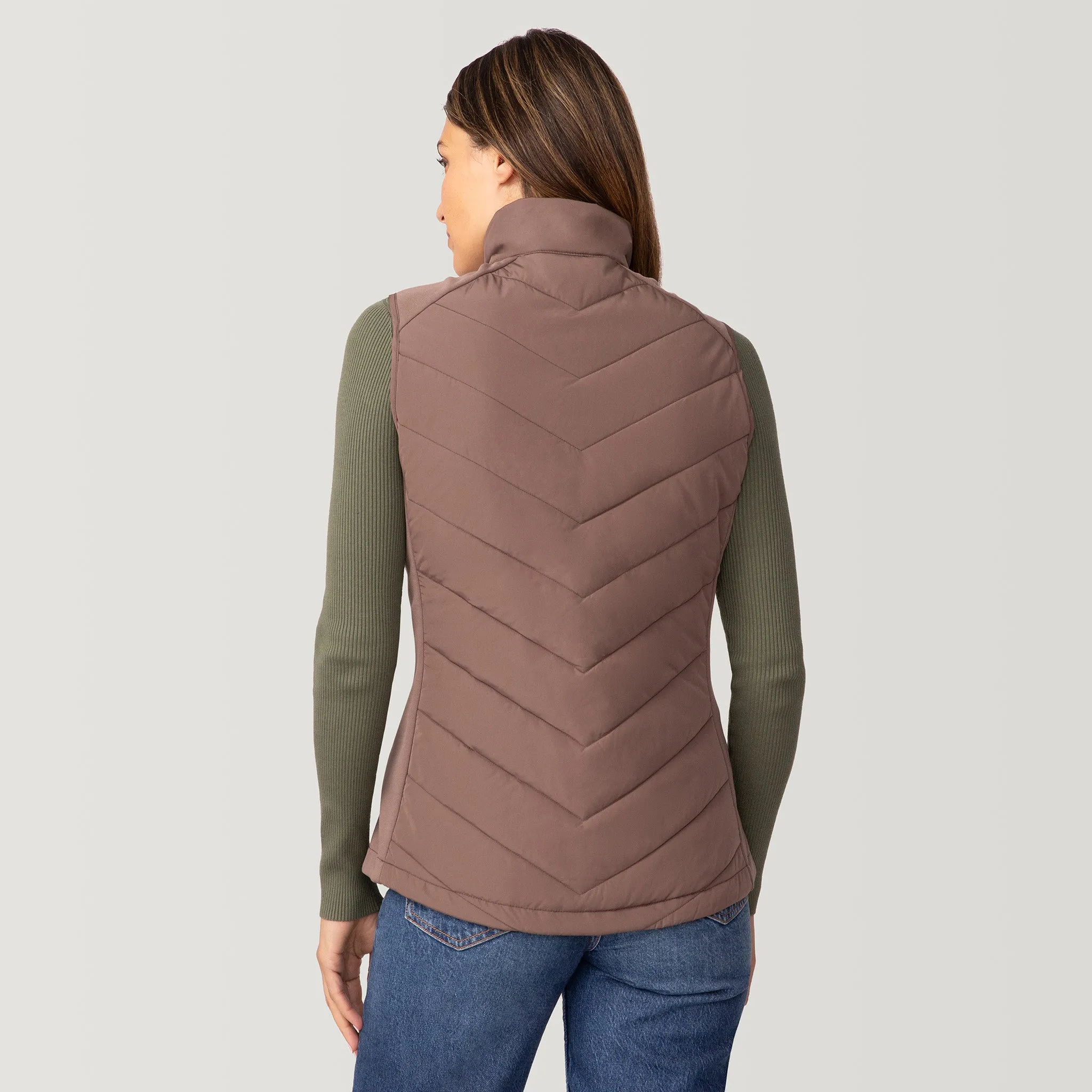 Women's Quilted Hybrid Vest