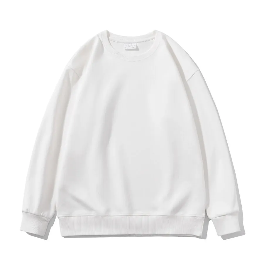 Women's Solid O-neck Sweatshirt / Casual Loose Comfy Female Clothing - SF0009