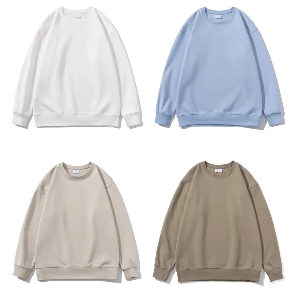 Women's Solid O-neck Sweatshirt / Casual Loose Comfy Female Clothing - SF0009