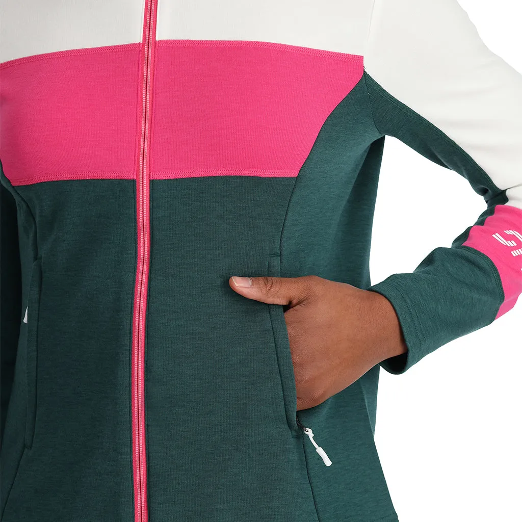 Womens Speed Full Zip - Cypress Green